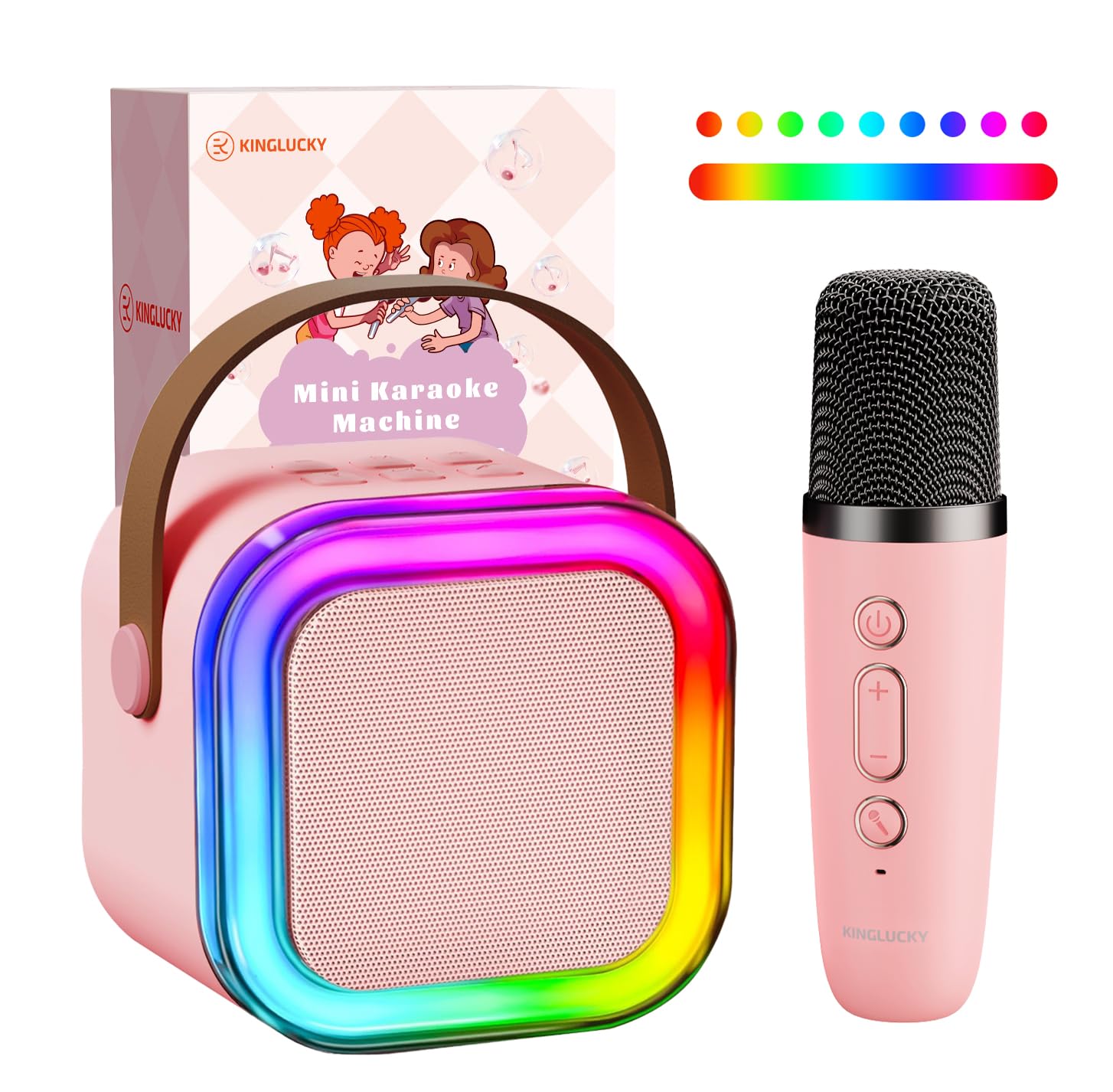 K-12 colorful wireless Bluetooth speaker with mic