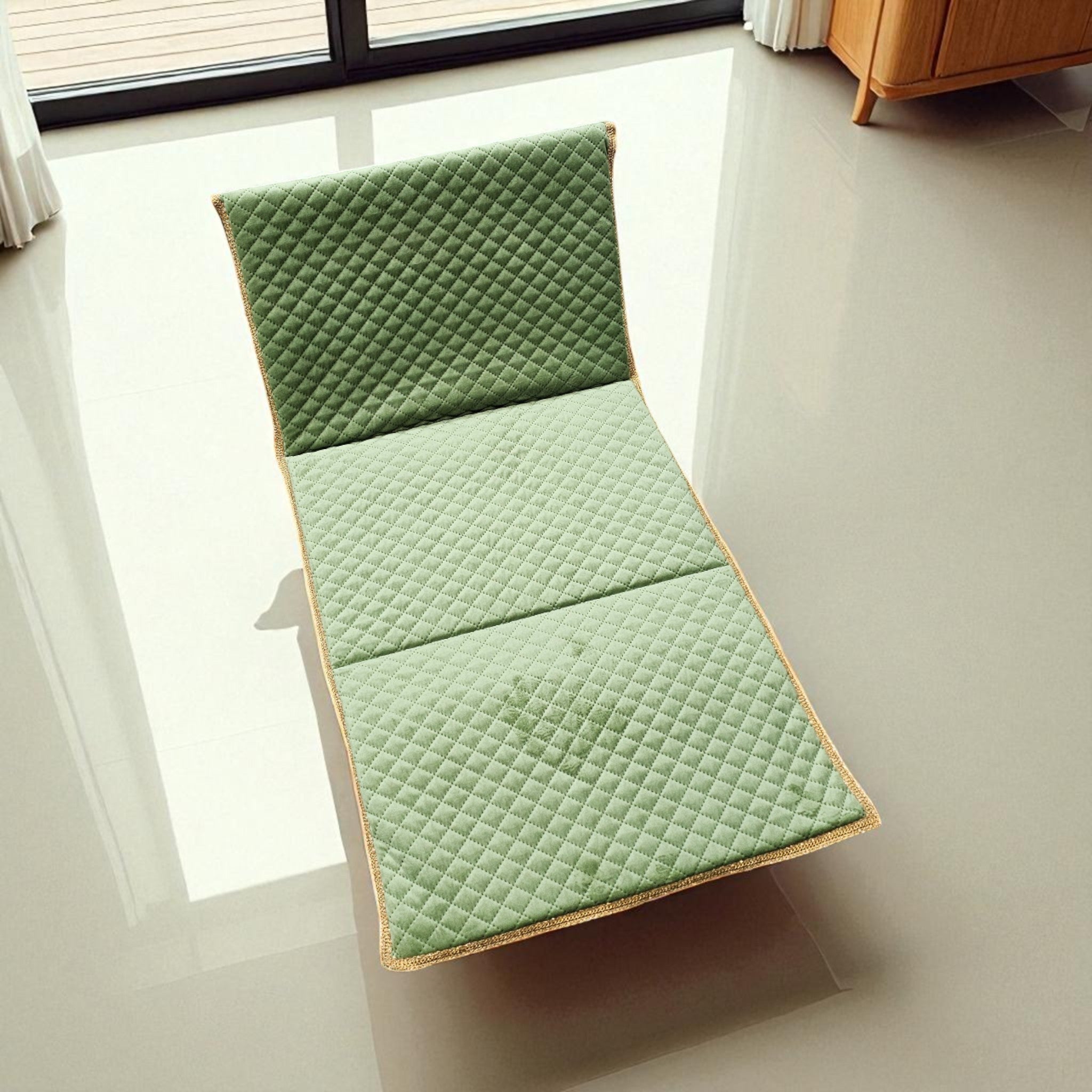 Foldable Prayer Mat with backrest – Travel-Friendly, Portable & Customizable (includes a bag)