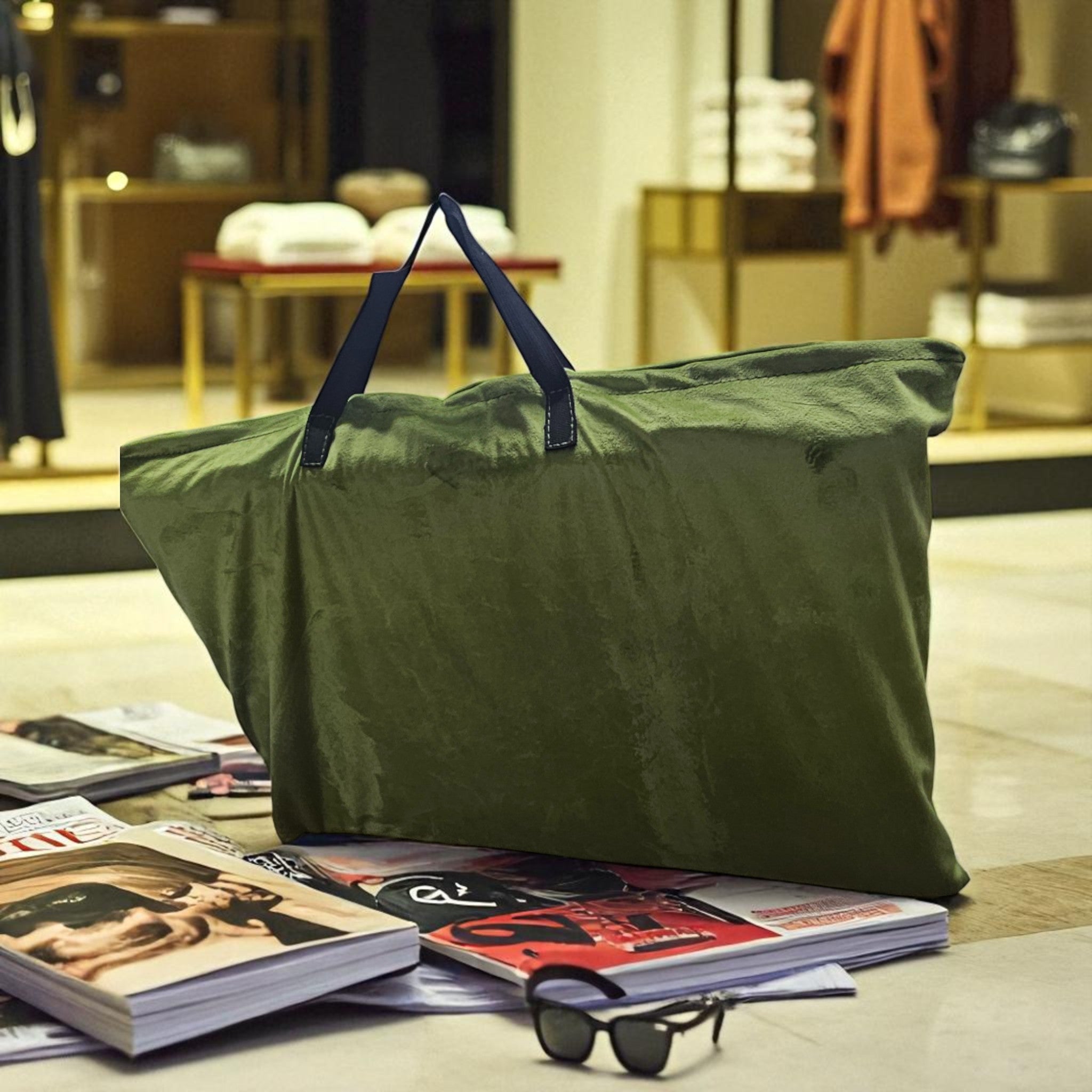 Foldable Prayer Mat with backrest – Travel-Friendly, Portable & Customizable (includes a bag)