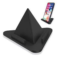 Portable Three-Sided Triangle Desktop Stand Mobile Paradise Universal Phone Pyramid Shape Holder Desktop Stand Mobile Holder (Pack of 2)