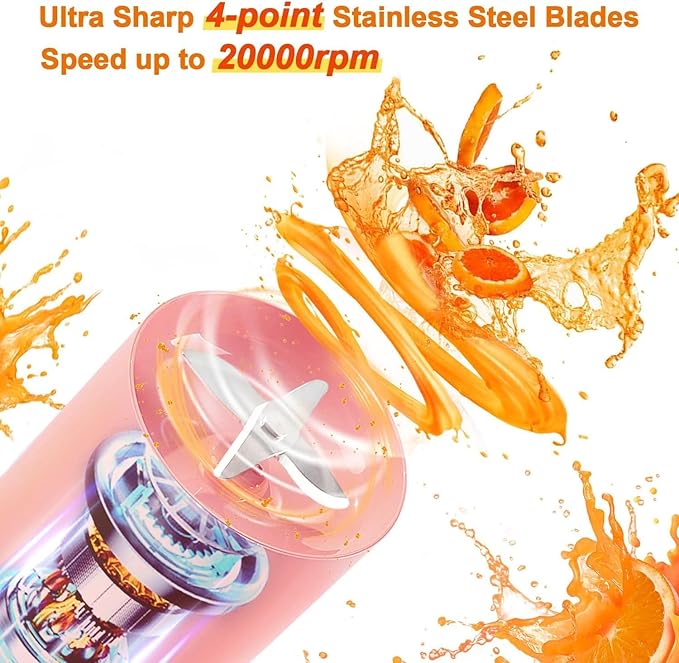 Portable Personal Blenders Fruits Mixer Rechargeable Mini USB Juicer and Grinder Electric Bottle Juicer (SZ-254)