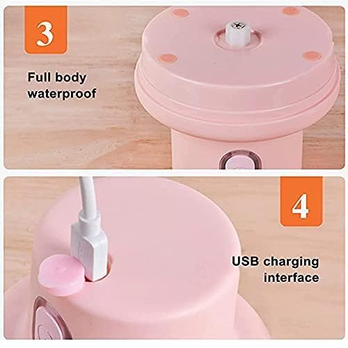 Portable USB Rechargeable Electric Chopper (250 ml) - for Fruit, Vegetable, Onion, Garlic - Food Cutter, Speedy Chopper, Mini Slicer, Food Processor(SZ-190)