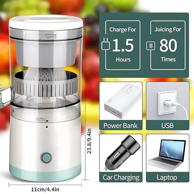 Electric Juice Juicer - USB Charging Citrus Juicer Portable Juicer Orange Juicer, Portable  (SZ-862)