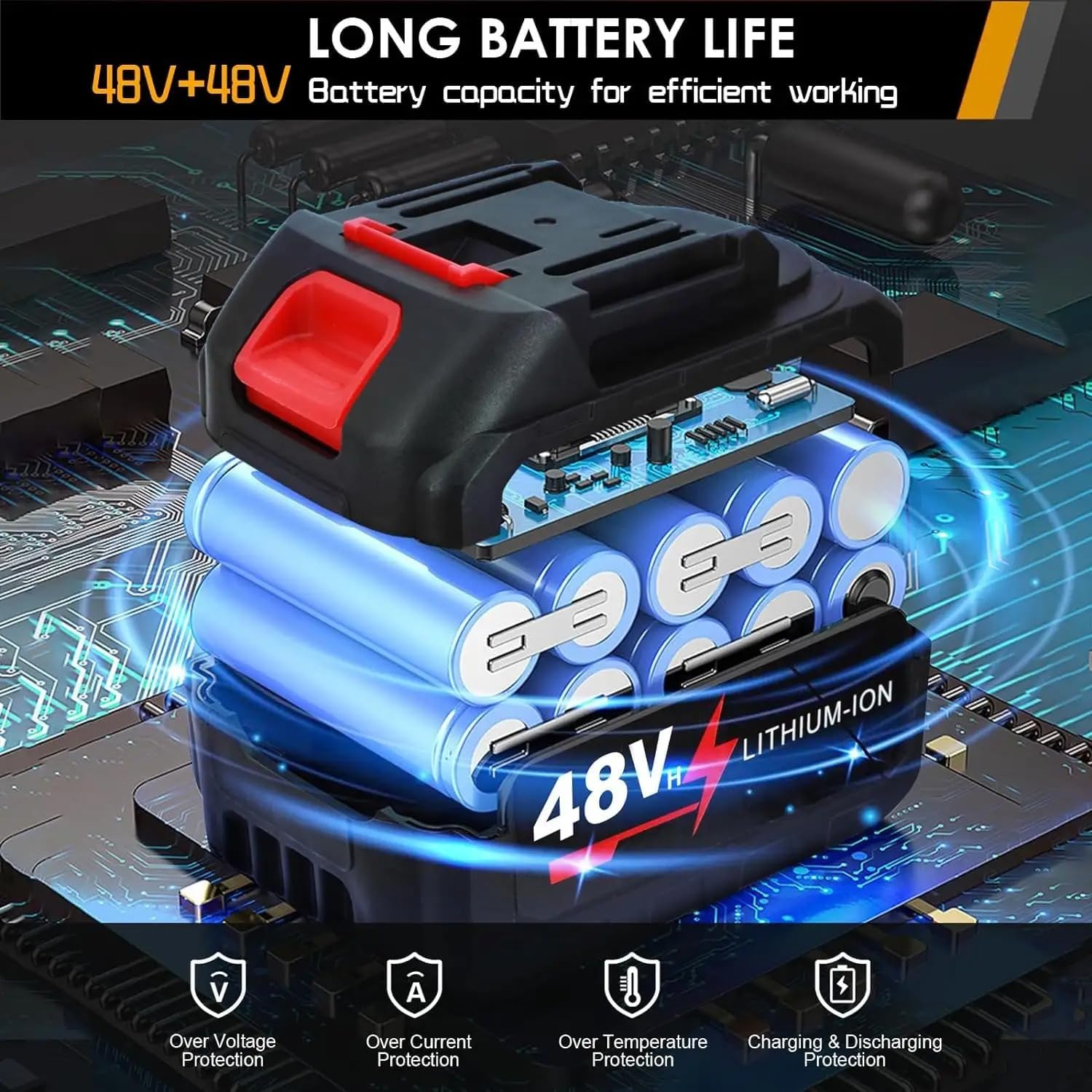 Cordless Blower | Rechargeable & Portable | Powerful Suction & Strong Airflow for Lawn, Home, Car, and Garden