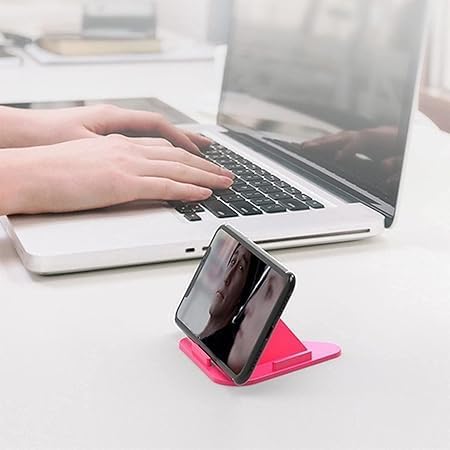 Portable Three-Sided Triangle Desktop Stand Mobile Paradise Universal Phone Pyramid Shape Holder Desktop Stand Mobile Holder (Pack of 2)