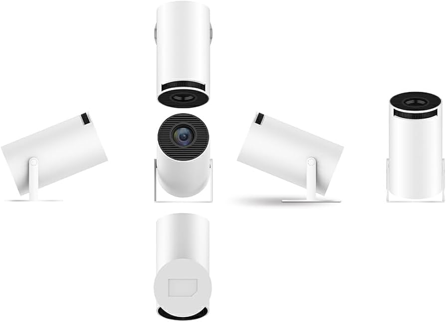 Poratable Mini projector 180 degrees JVCOM