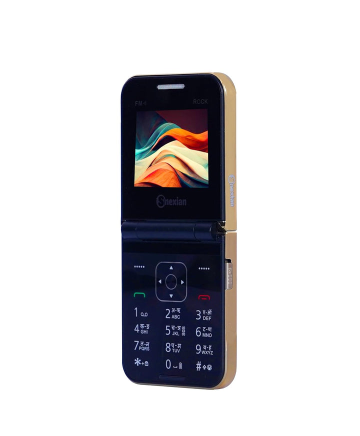 Snexian All-New Rock Z Flip Dual Sim |Keypad Mobile| with 2.4" Display