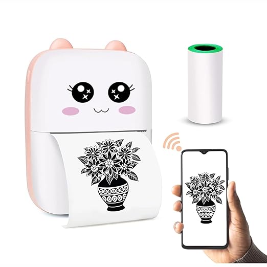 Mini Bluetooth Printer for Kids JVCOM