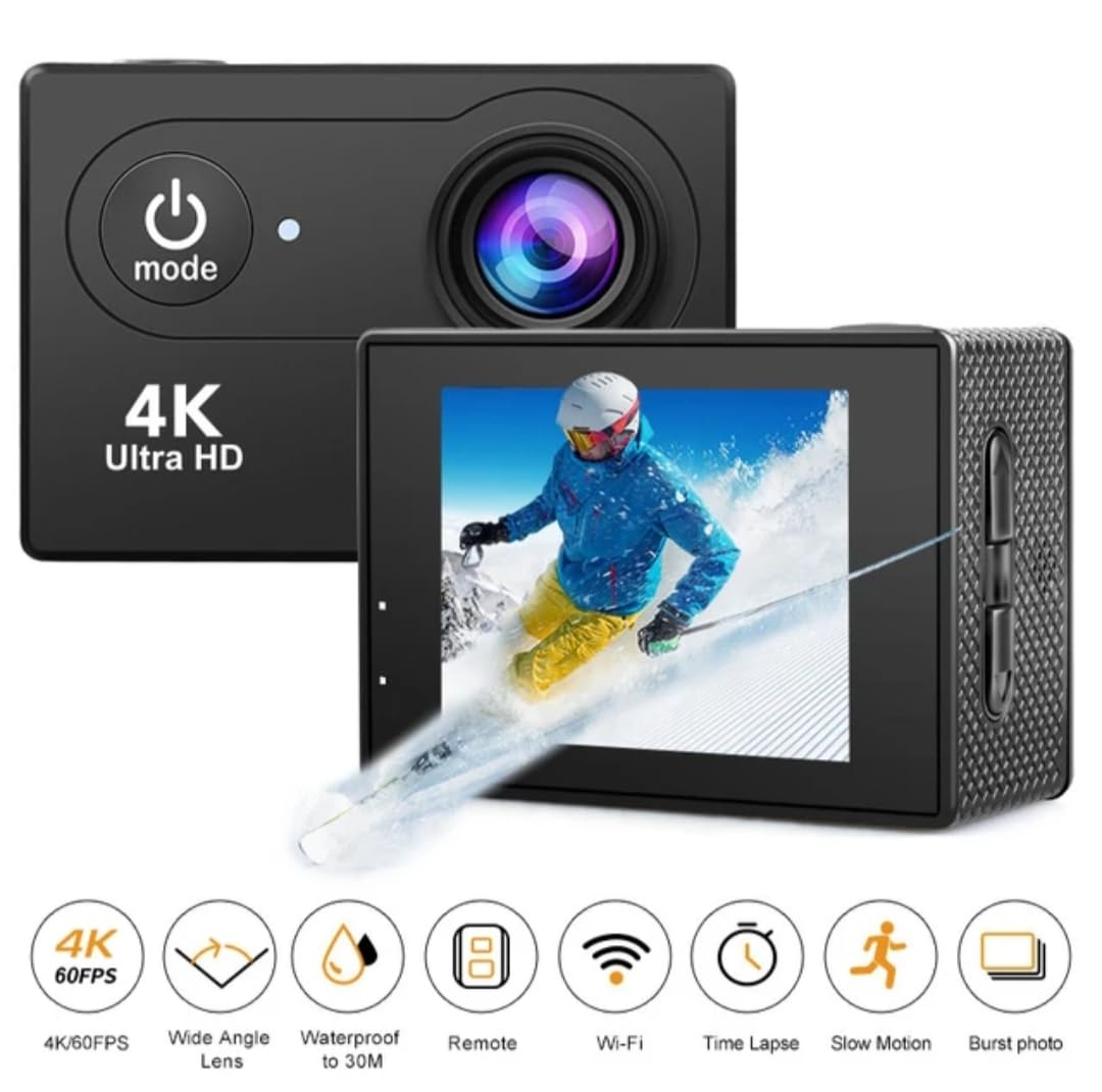 TGO PRO 4K WiFi Action and Sports Waterproof Camera