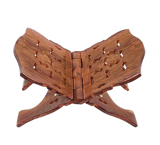 Quran Wooden Stand| reading Stand For All religiuos Holy books