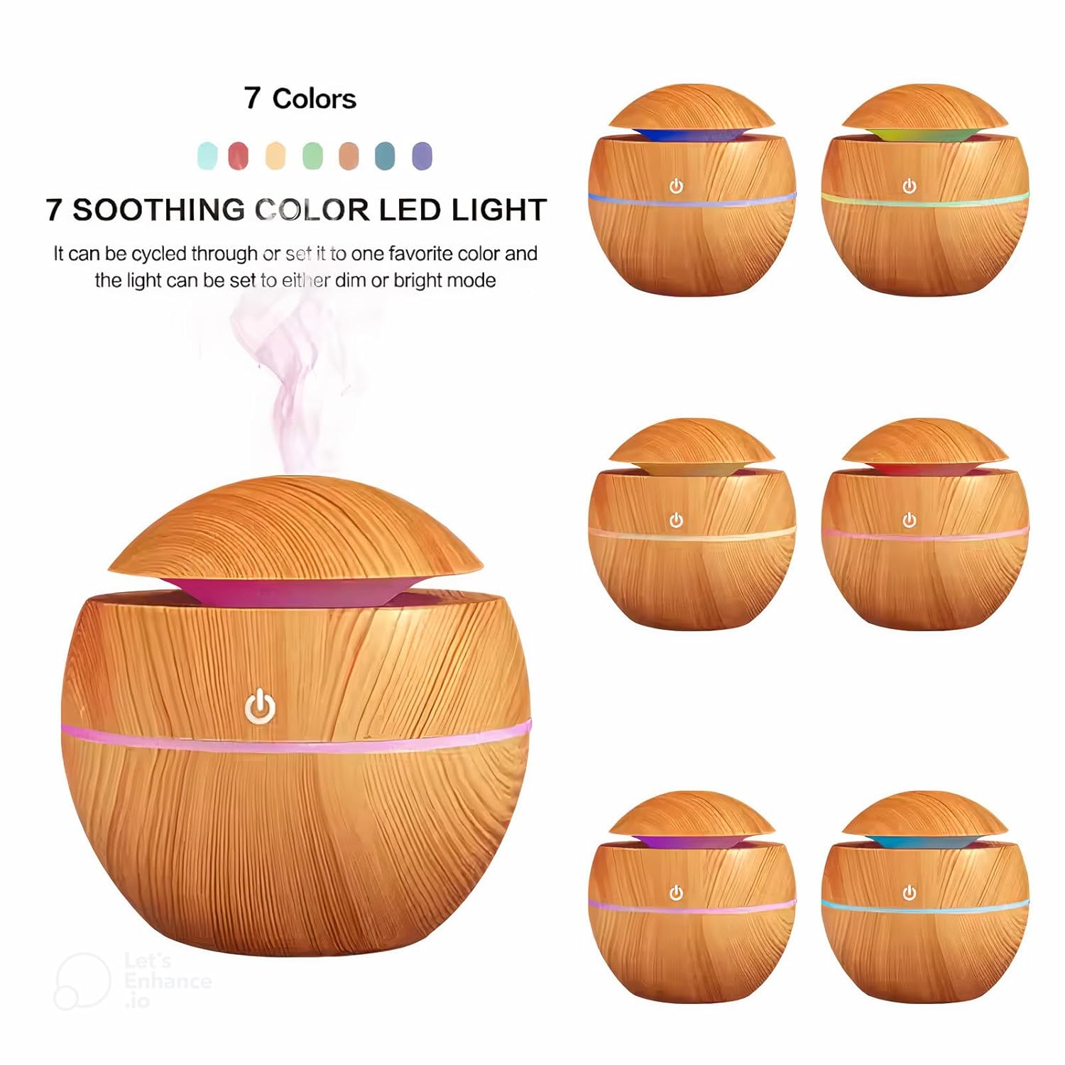 Wood Cool Mist Ultrasonic Humidifier (SZ-901)