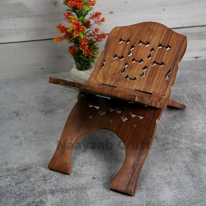 Quran Wooden Stand| reading Stand For All religiuos Holy books