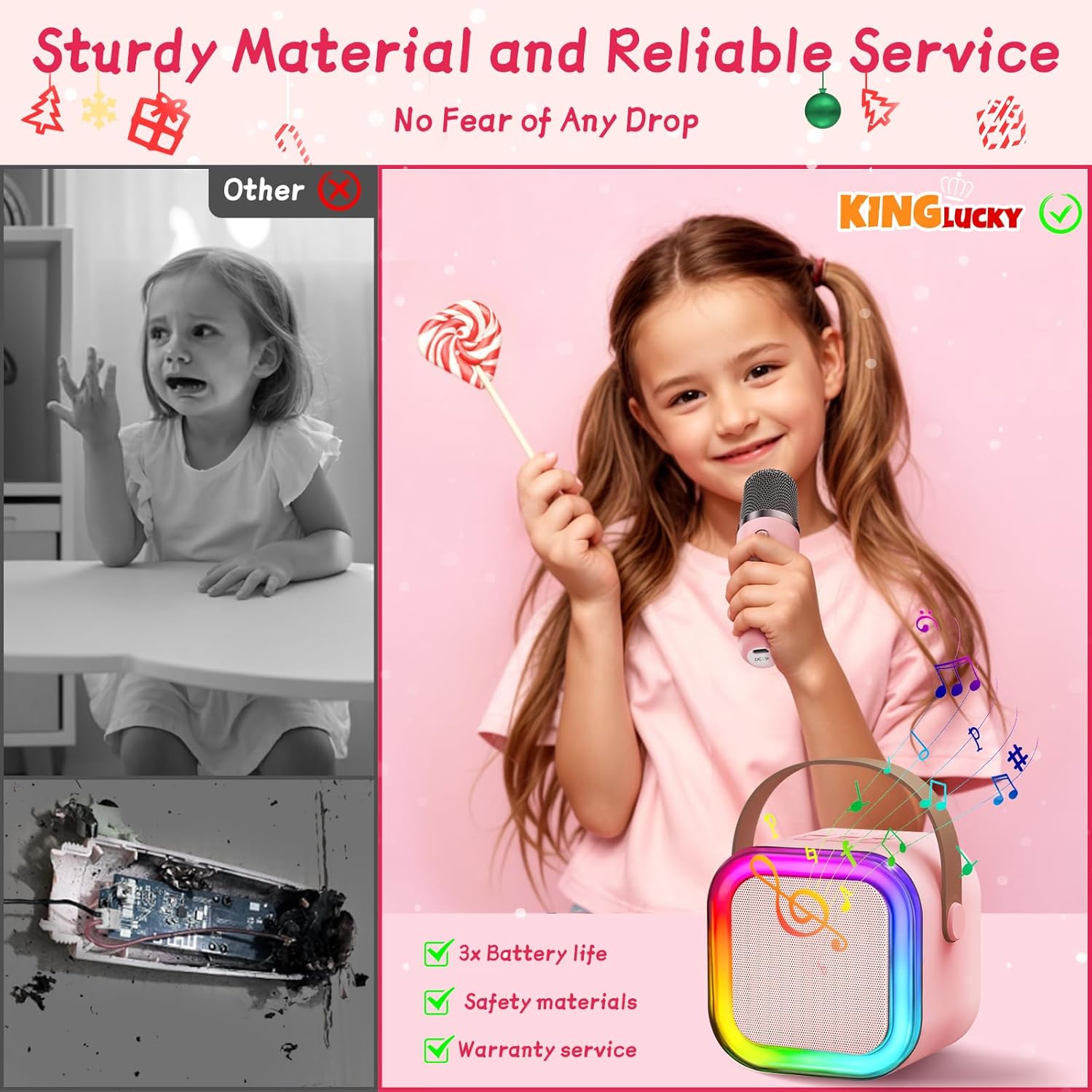 K-12 colorful wireless Bluetooth speaker with mic