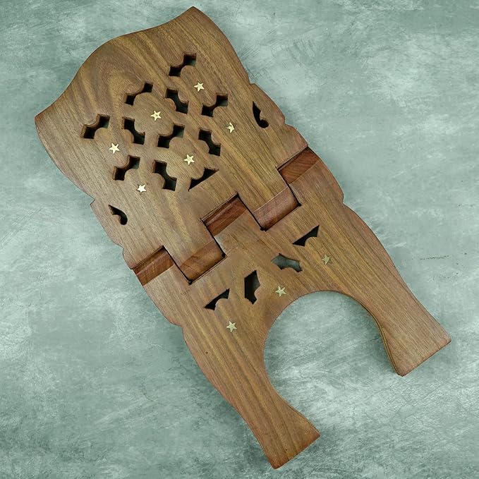 Quran Wooden Stand| reading Stand For All religiuos Holy books