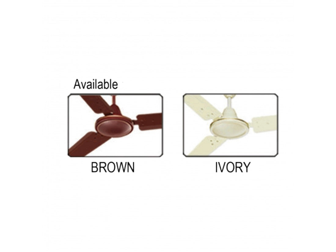 Castor Classic Cool HS Ceiling Fan Brown  ivory 2 Star