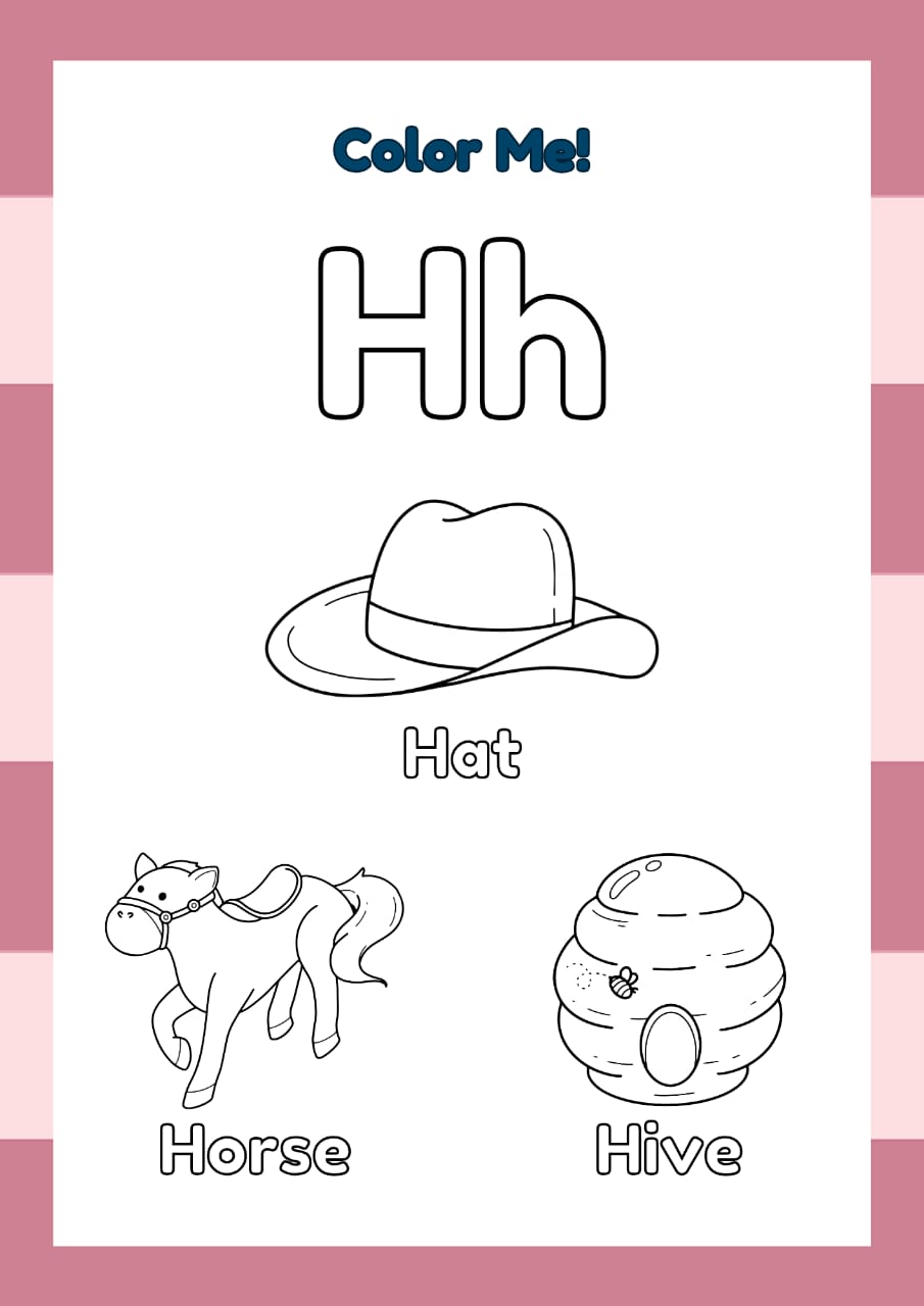 ABC Coloring Book for Kids – Fun & Educational Digital Download