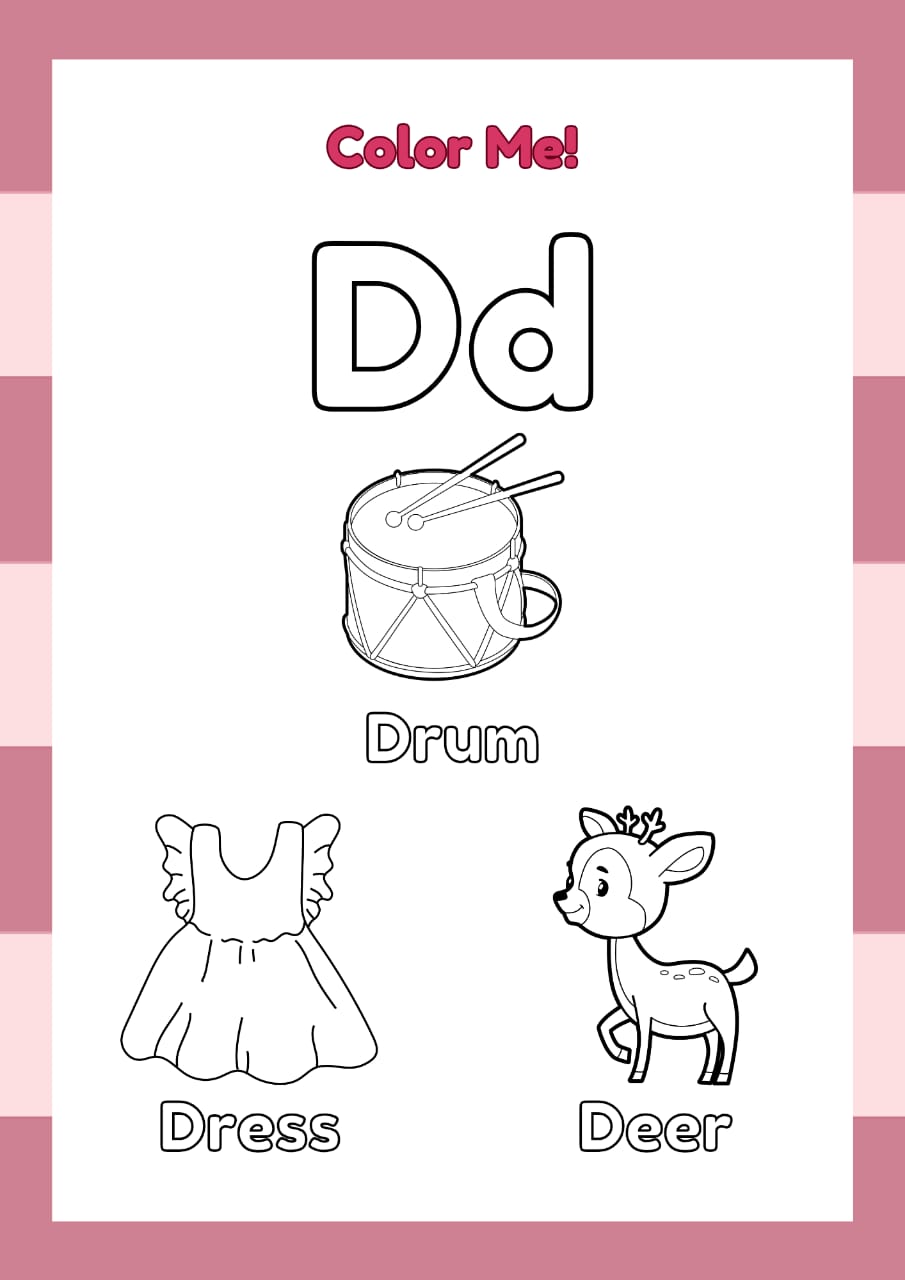 ABC Coloring Book for Kids – Fun & Educational Digital Download