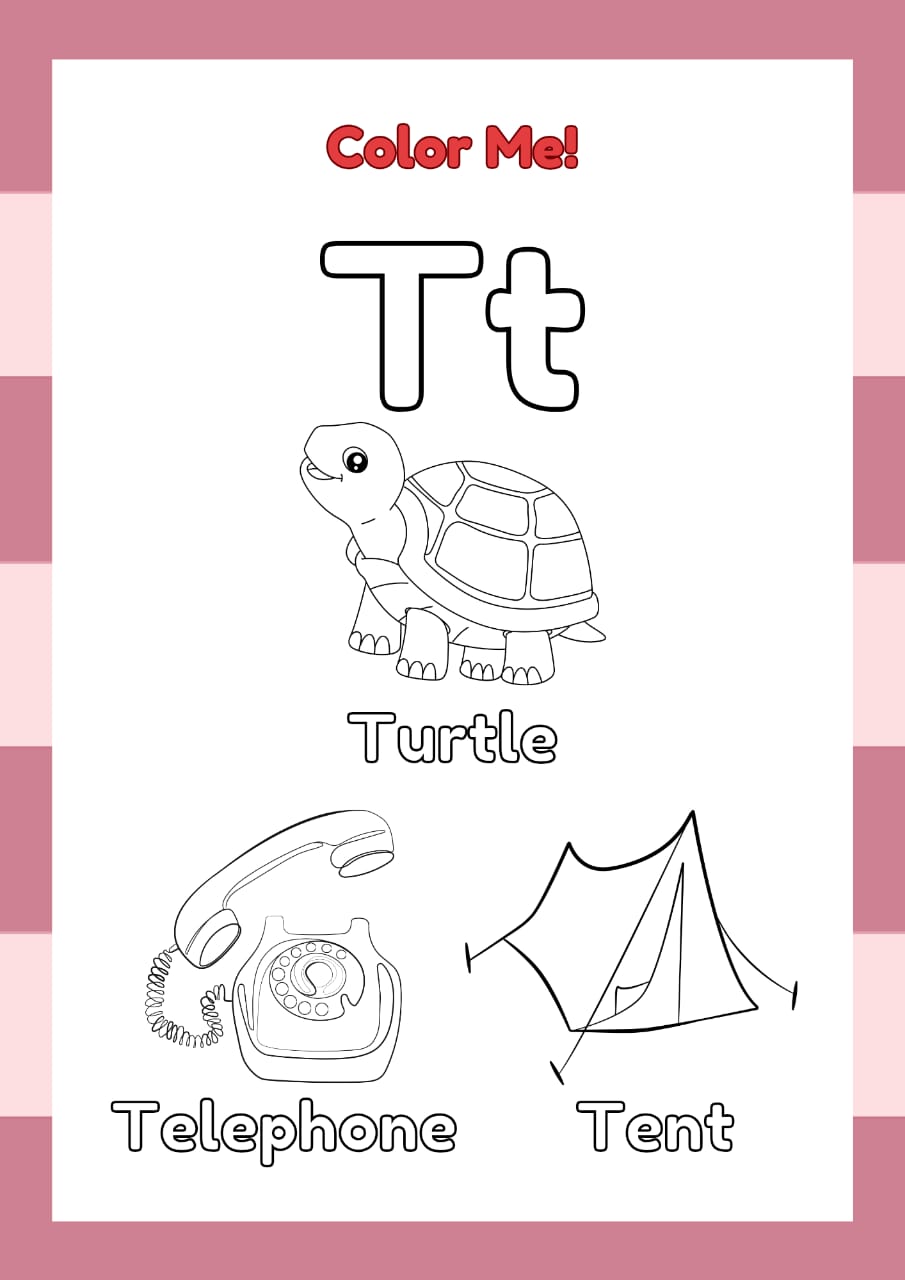 ABC Coloring Book for Kids – Fun & Educational Digital Download