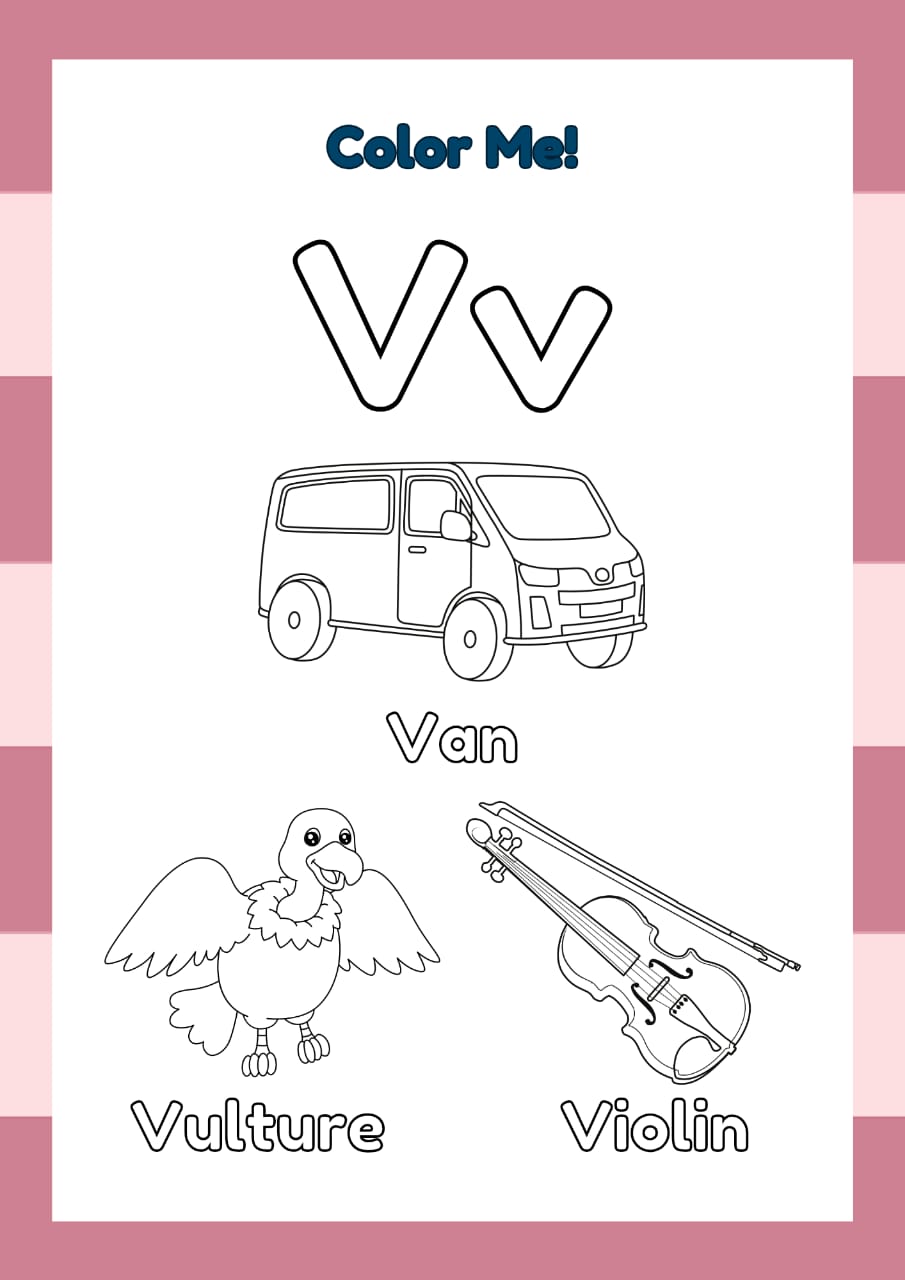 ABC Coloring Book for Kids – Fun & Educational Digital Download