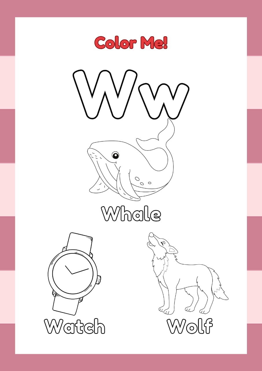 ABC Coloring Book for Kids – Fun & Educational Digital Download