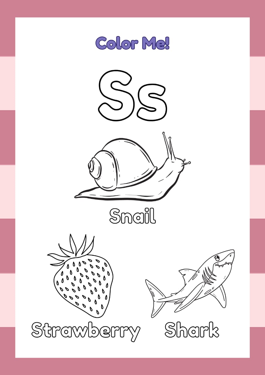 ABC Coloring Book for Kids – Fun & Educational Digital Download