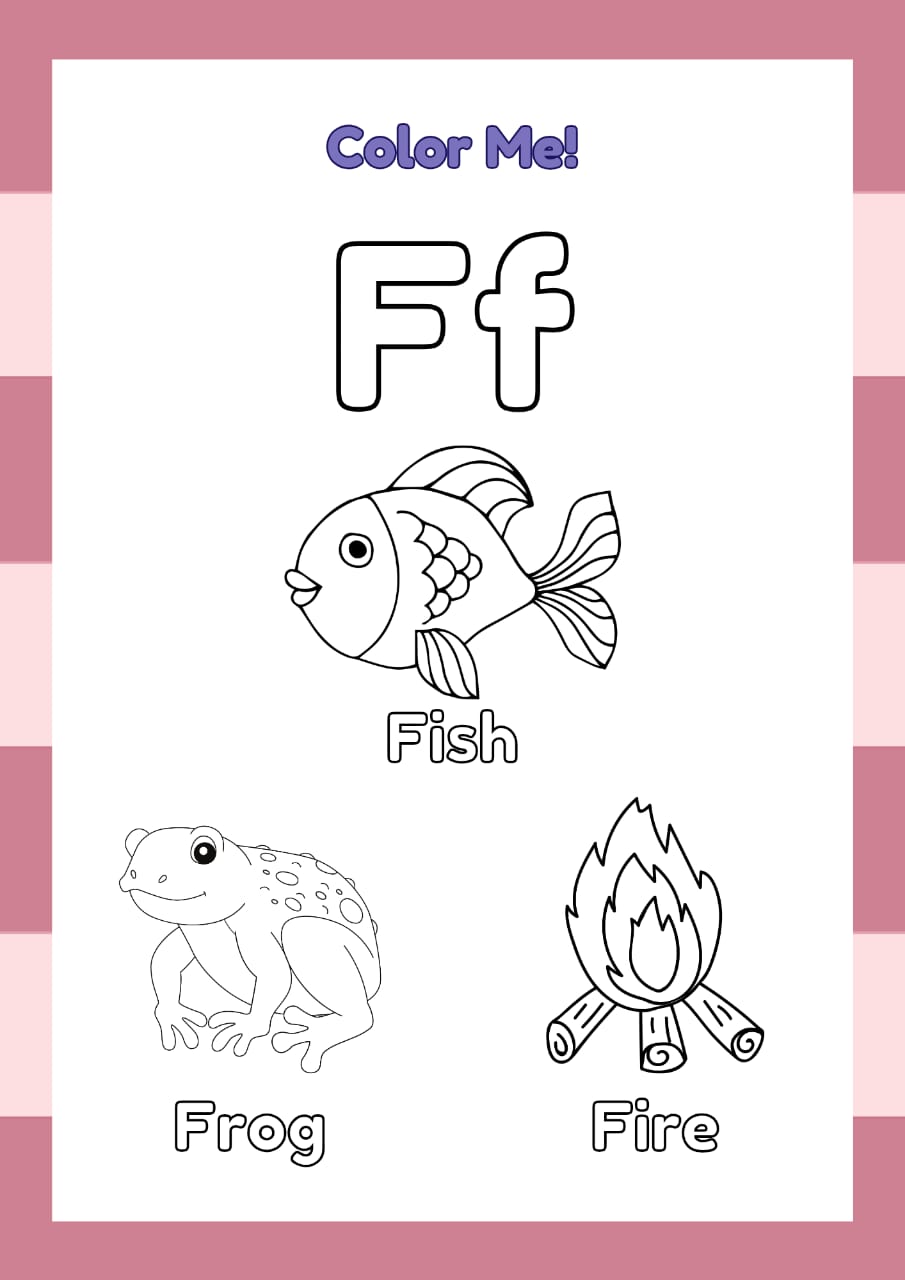 ABC Coloring Book for Kids – Fun & Educational Digital Download