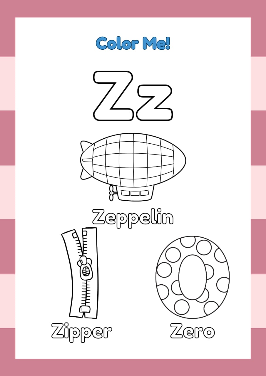 ABC Coloring Book for Kids – Fun & Educational Digital Download