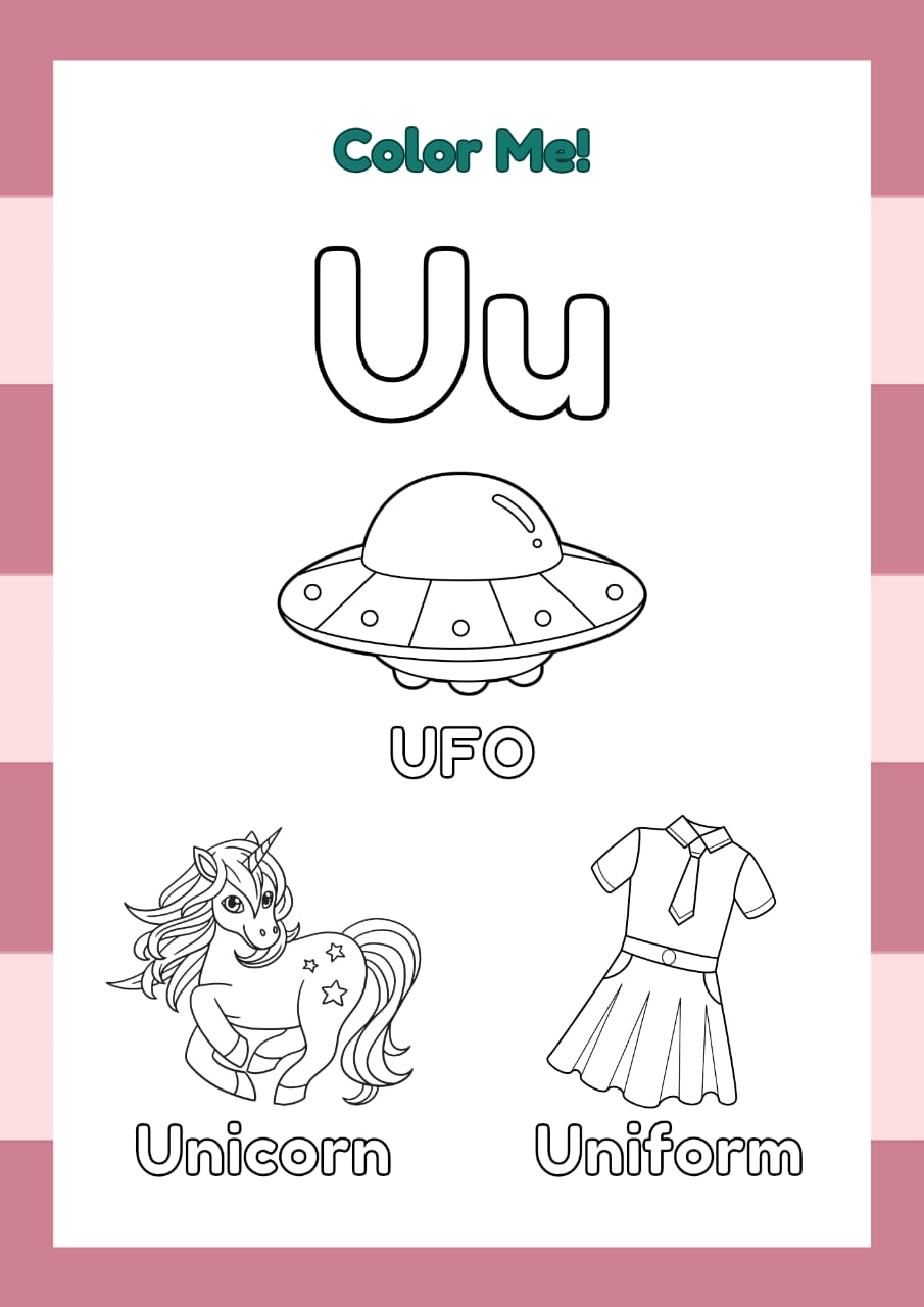 ABC Coloring Book for Kids – Fun & Educational Digital Download