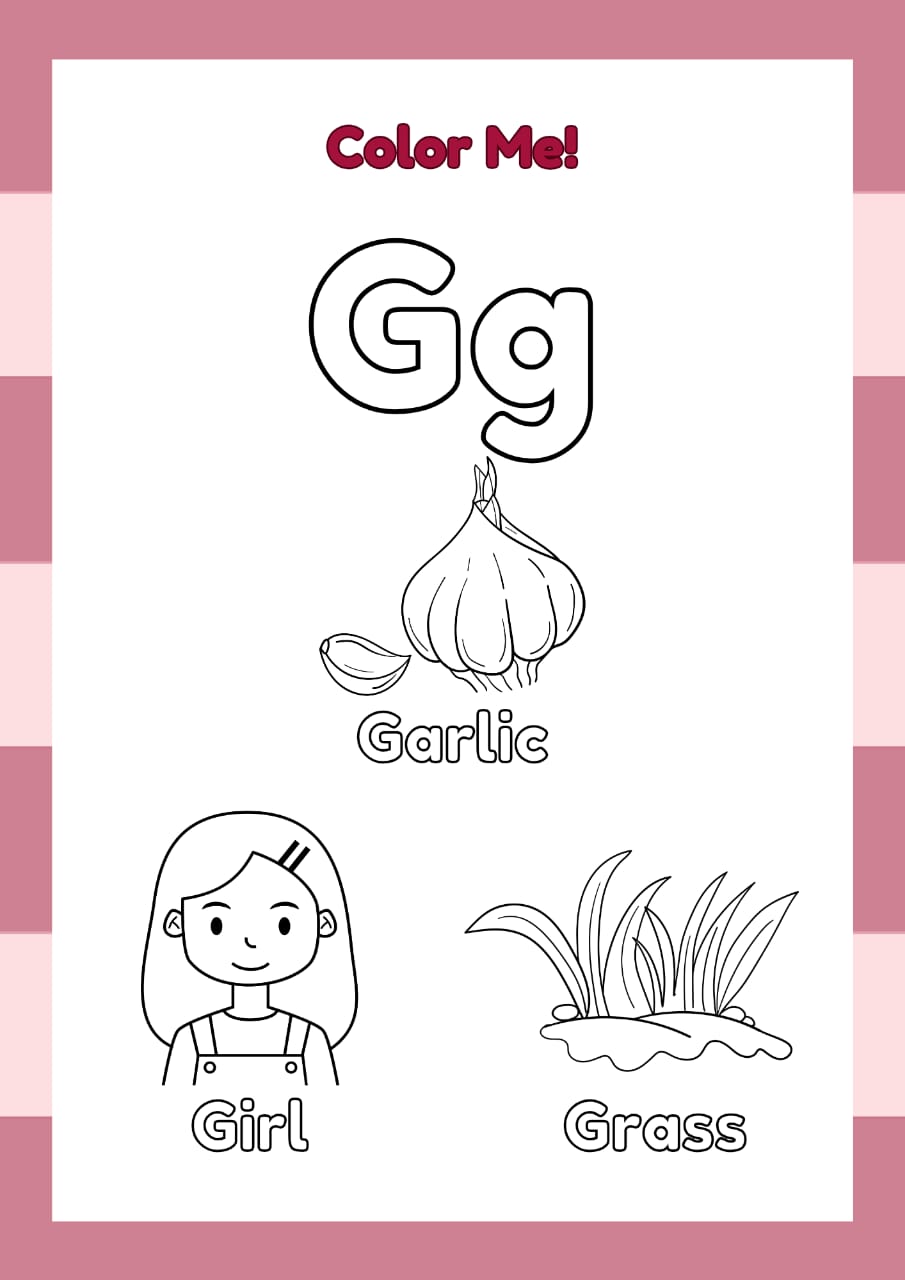 ABC Coloring Book for Kids – Fun & Educational Digital Download