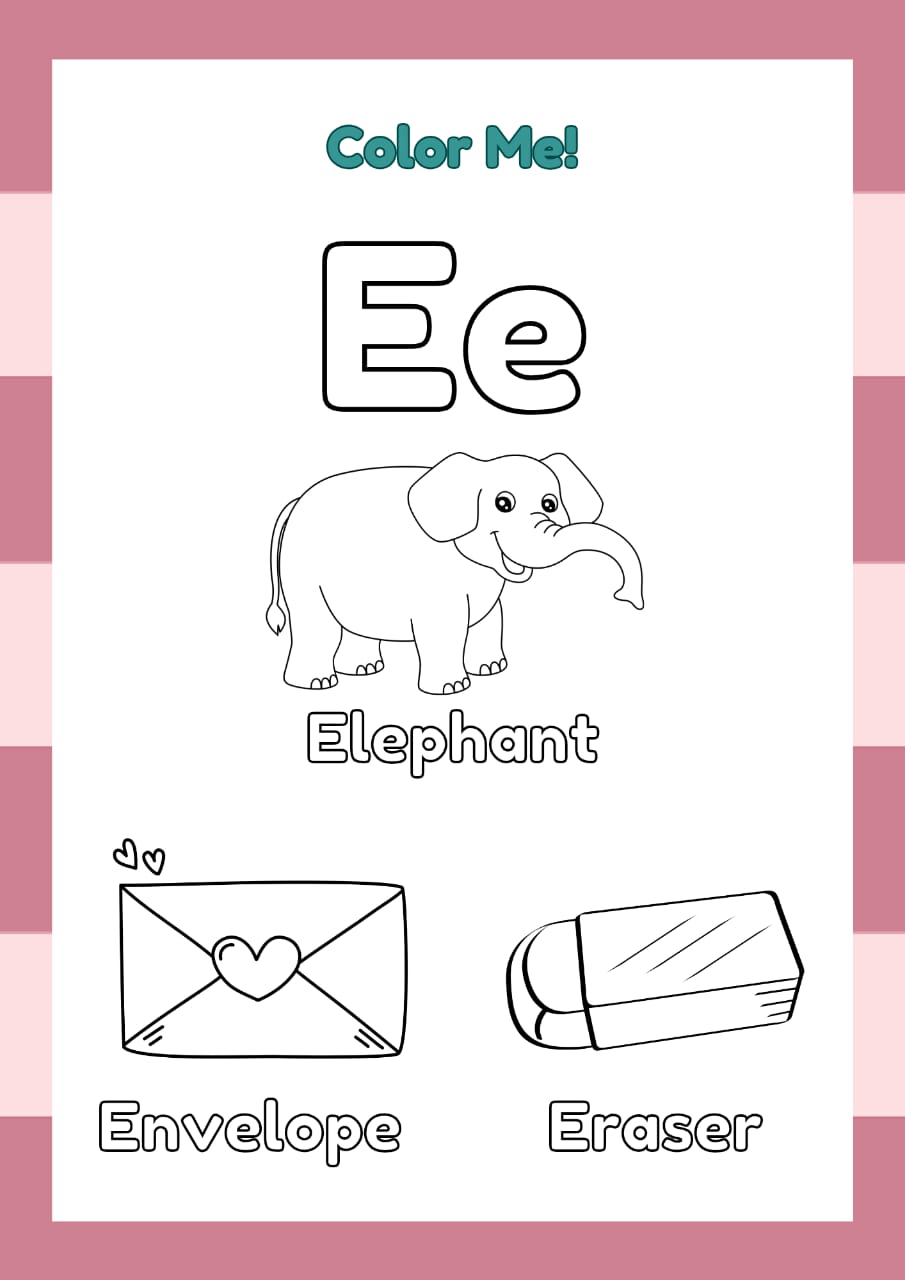 ABC Coloring Book for Kids – Fun & Educational Digital Download