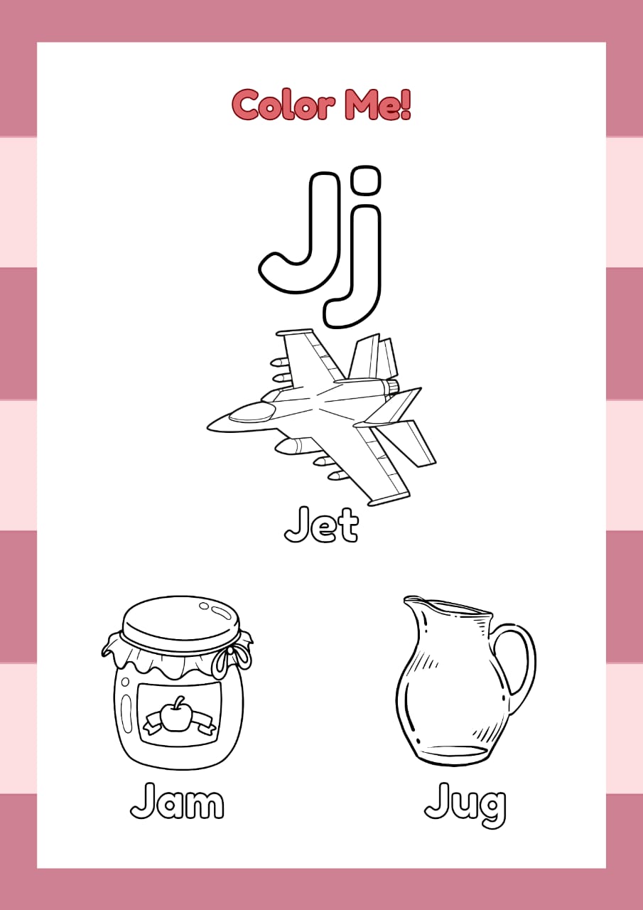 ABC Coloring Book for Kids – Fun & Educational Digital Download