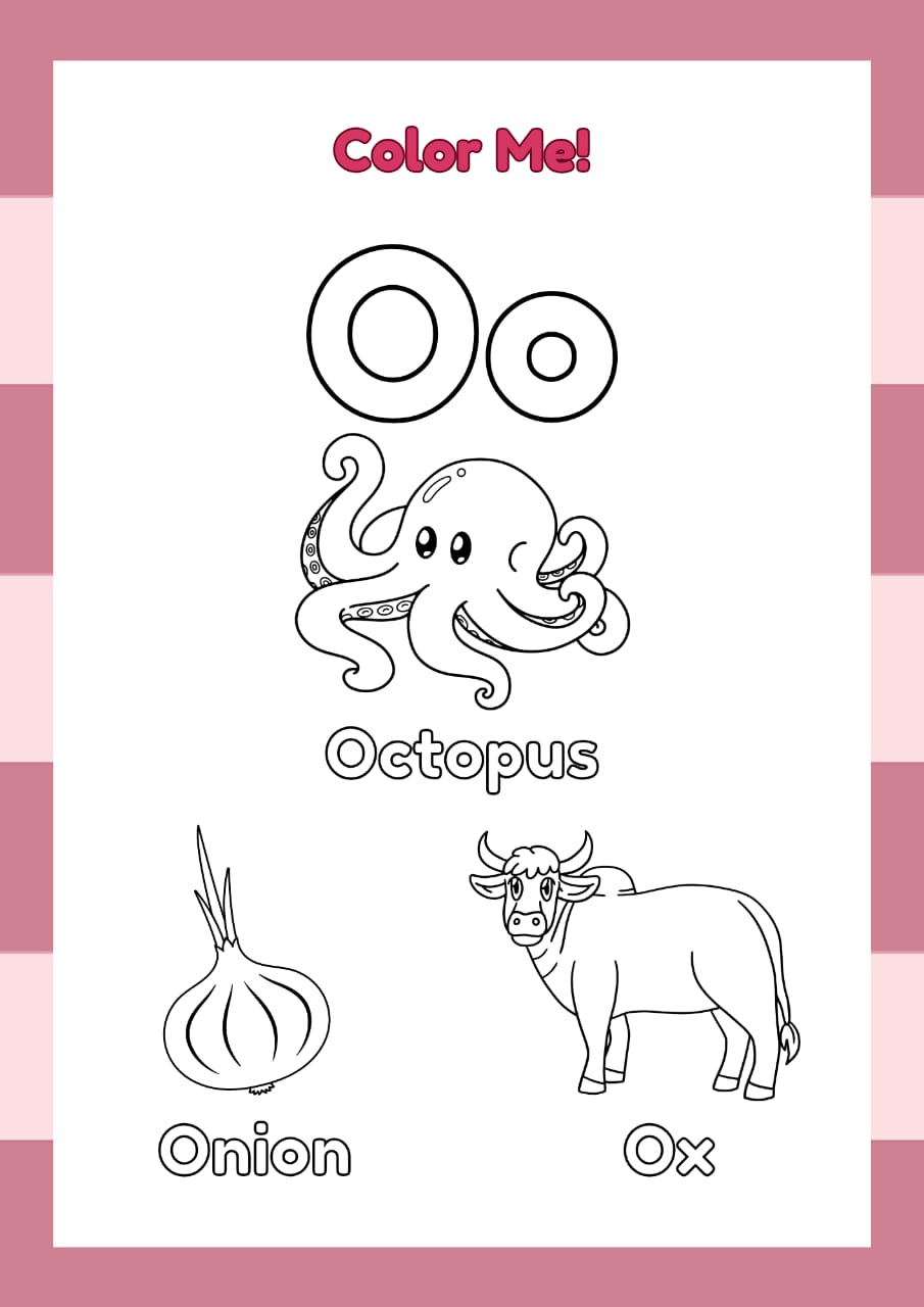 ABC Coloring Book for Kids – Fun & Educational Digital Download