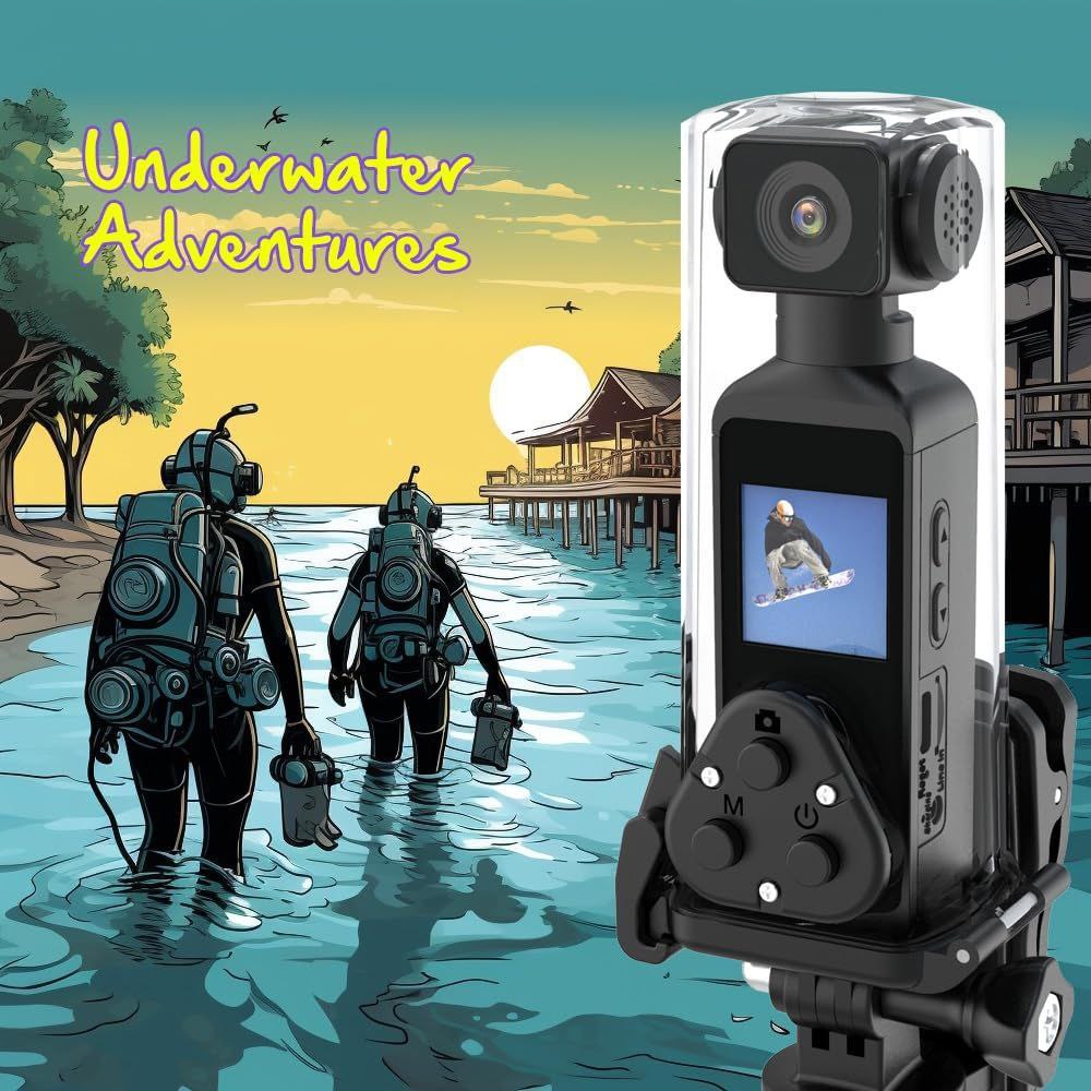 Ultra HD Action Camera 270° JVCOM,