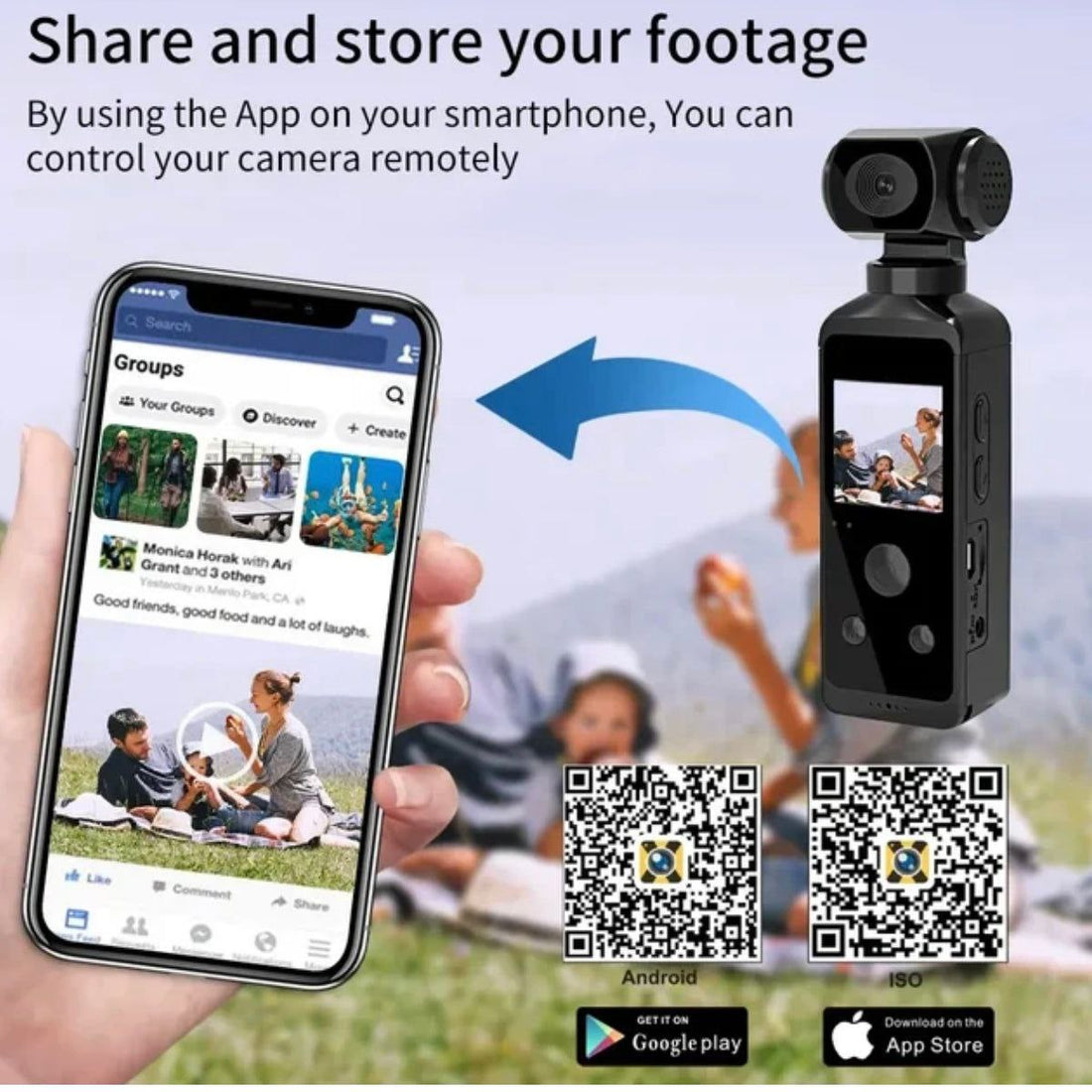 Ultra HD Action Camera 270° JVCOM,