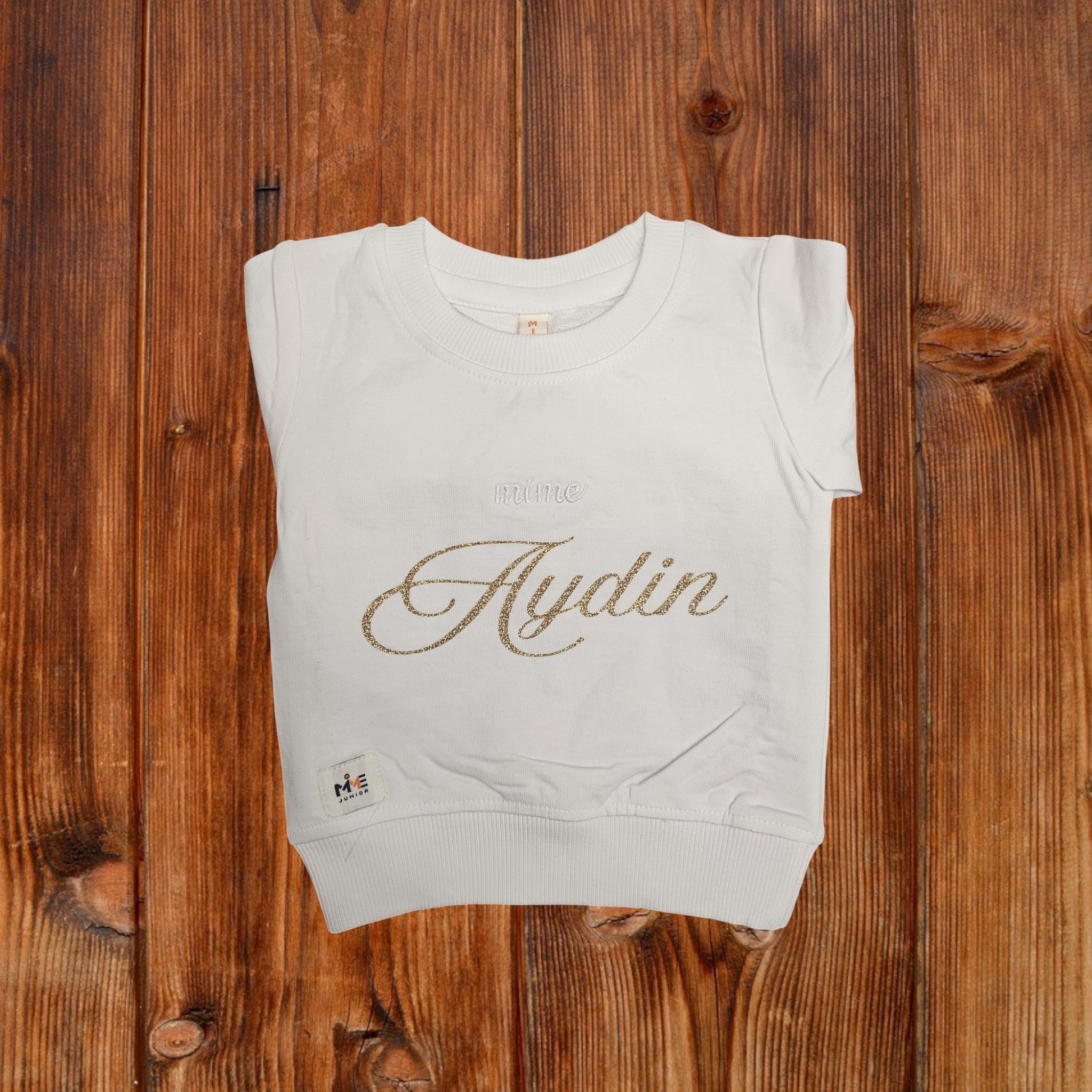 Golden Heating Name Stickers