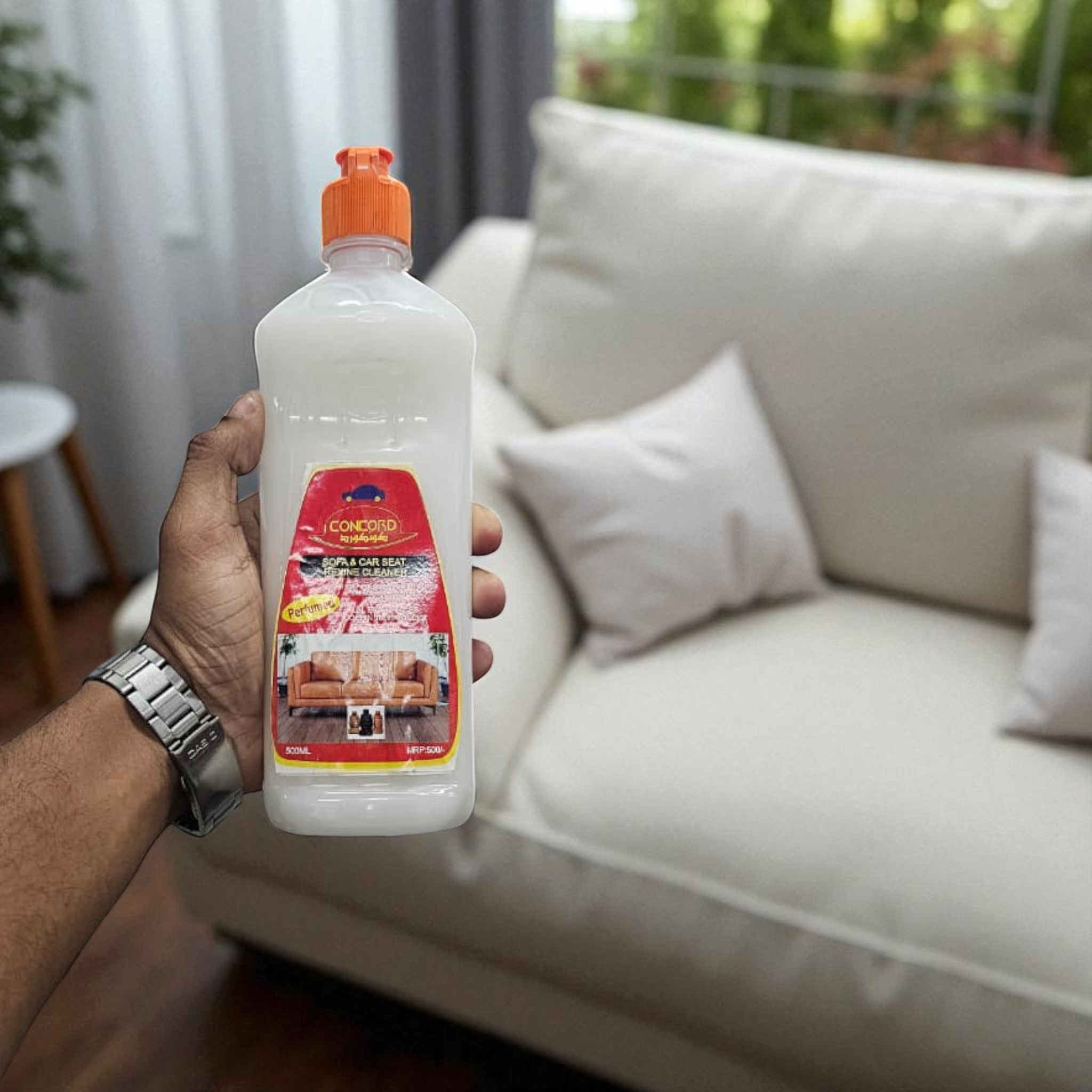 Sofa & Car Seat Rexine Cleaner | Multi-Surface Upholstery & Leatherette Spray | Deep Cleaning Solution