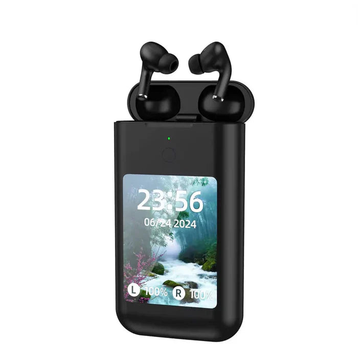 Earbuds With Powerbank and Display JV