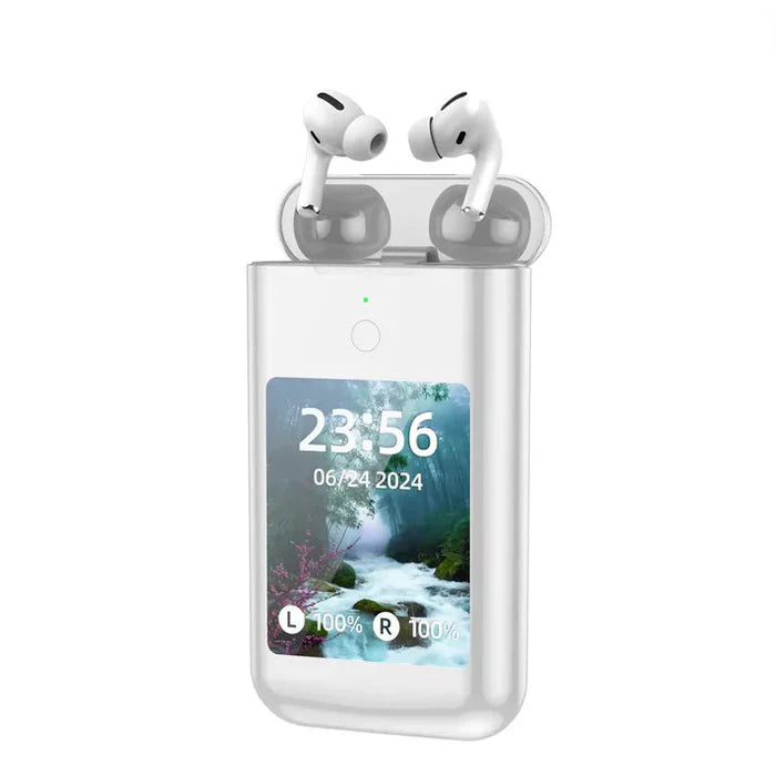 Earbuds With Powerbank and Display JV