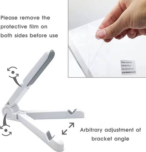 LED Message Board 15x15 cm | 3D Acrylic Rewritable Writing Pad with 7 Pens & Light | Personalized DIY LED Night Display for Home & Gifts