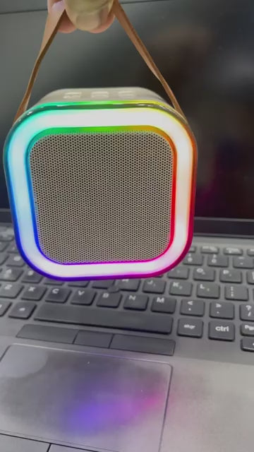 K-12 colorful wireless Bluetooth speaker with mic