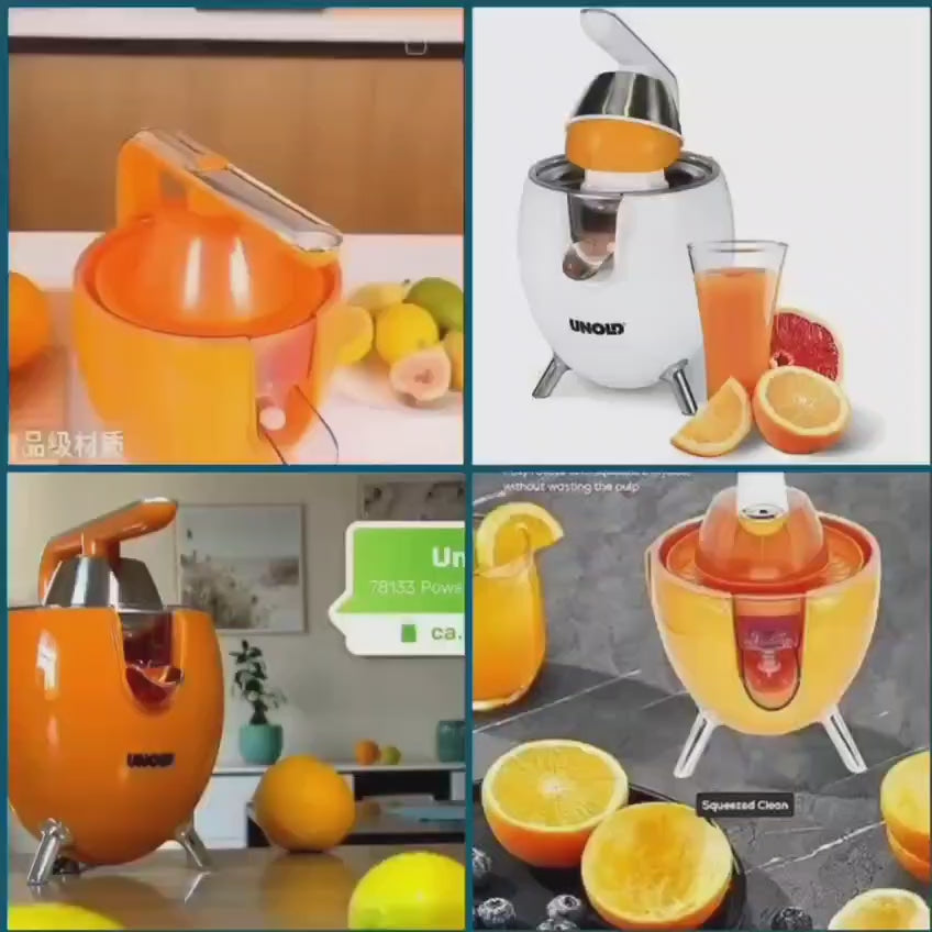 Clefairy Citrus Juicer 300W | Electric Orange Juicer with 2 Cones for Large & Small Fruits | Easy-to-Clean Lemon & Grapefruit Juice Machine