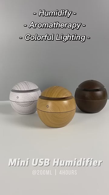 Wood Cool Mist Ultrasonic Humidifier (SZ-901)