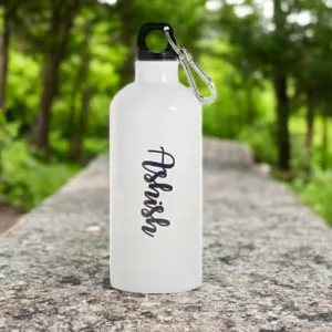 NAME PRINTED WATER BOTTLE (ADD YOUR NAME IN THE TEXT BOX GIVEN BELOW)
